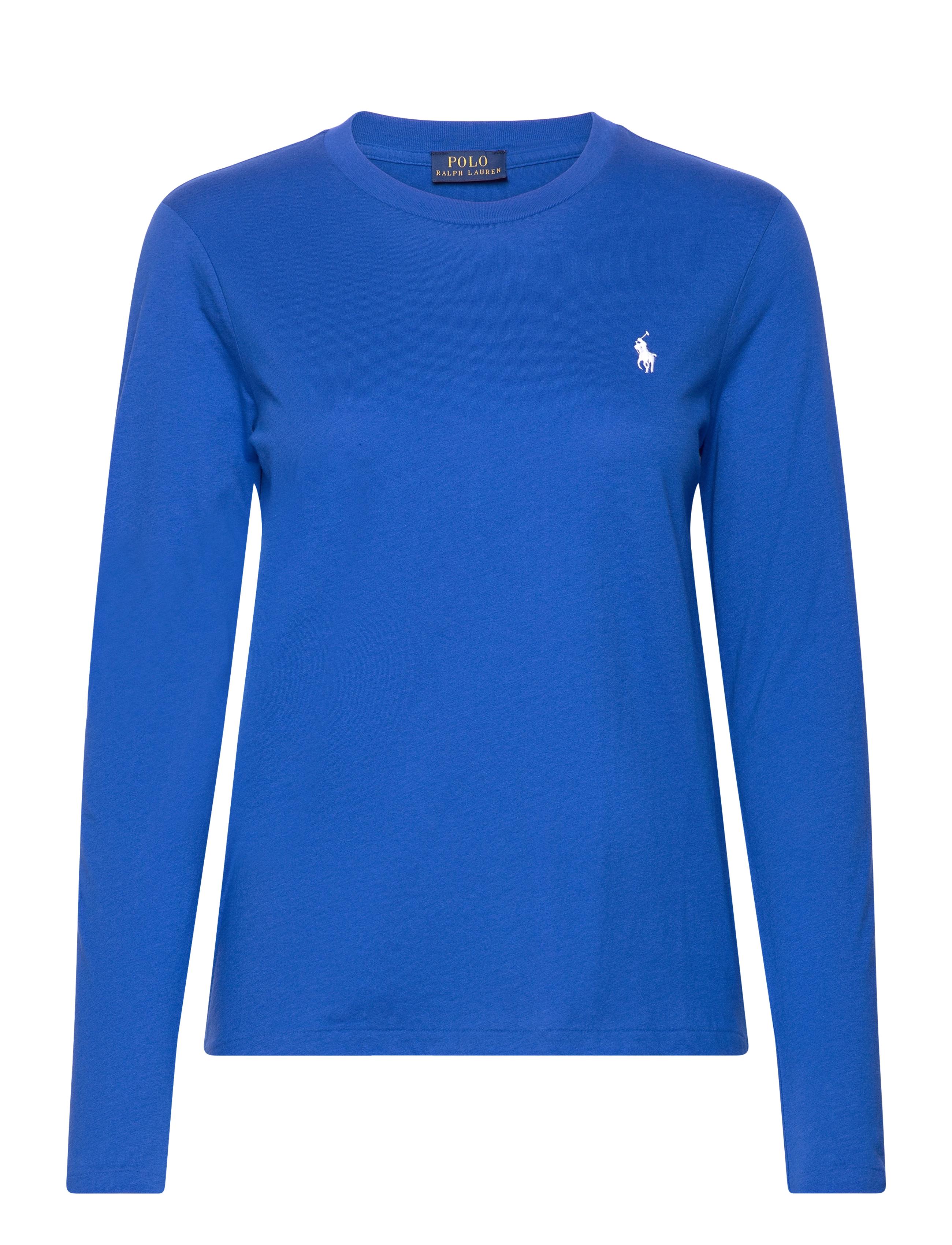 Long-Sleeve Jersey Crewneck Tee - HERITAGE BLUE