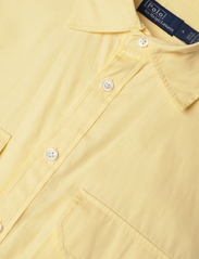 Polo Ralph Lauren - Tiered Cotton Shirtdress - kreklkleitas - t bird yellow - 3