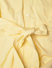 Polo Ralph Lauren - Tiered Cotton Shirtdress - kreklkleitas - t bird yellow - 4