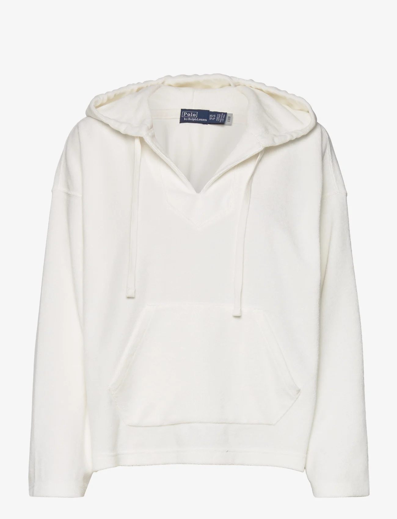 Polo Ralph Lauren - TERRY COTTON-LSL-SWS - džemperi ar kapuci - deckwash white - 0