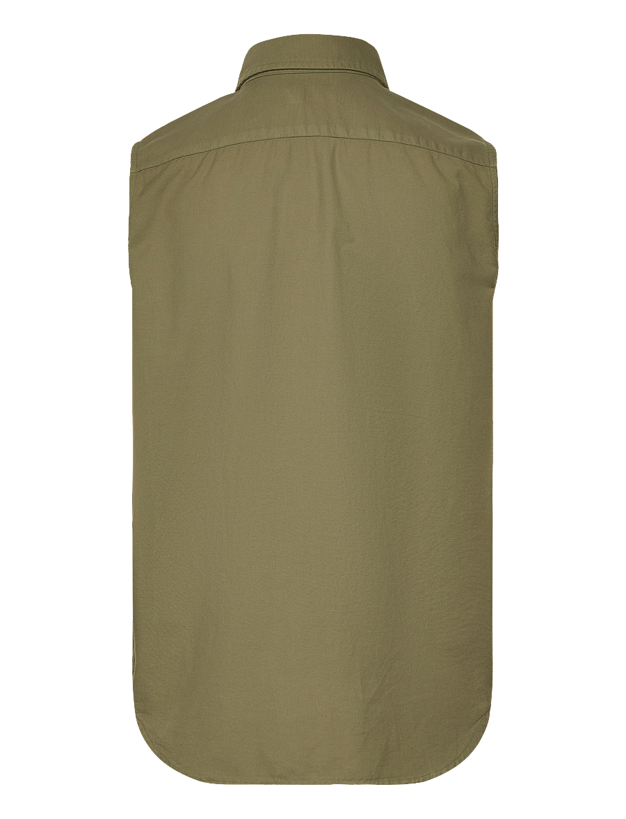 Polo Ralph Lauren - Cotton Oxford Sleeveless Shirt - tree green - 1