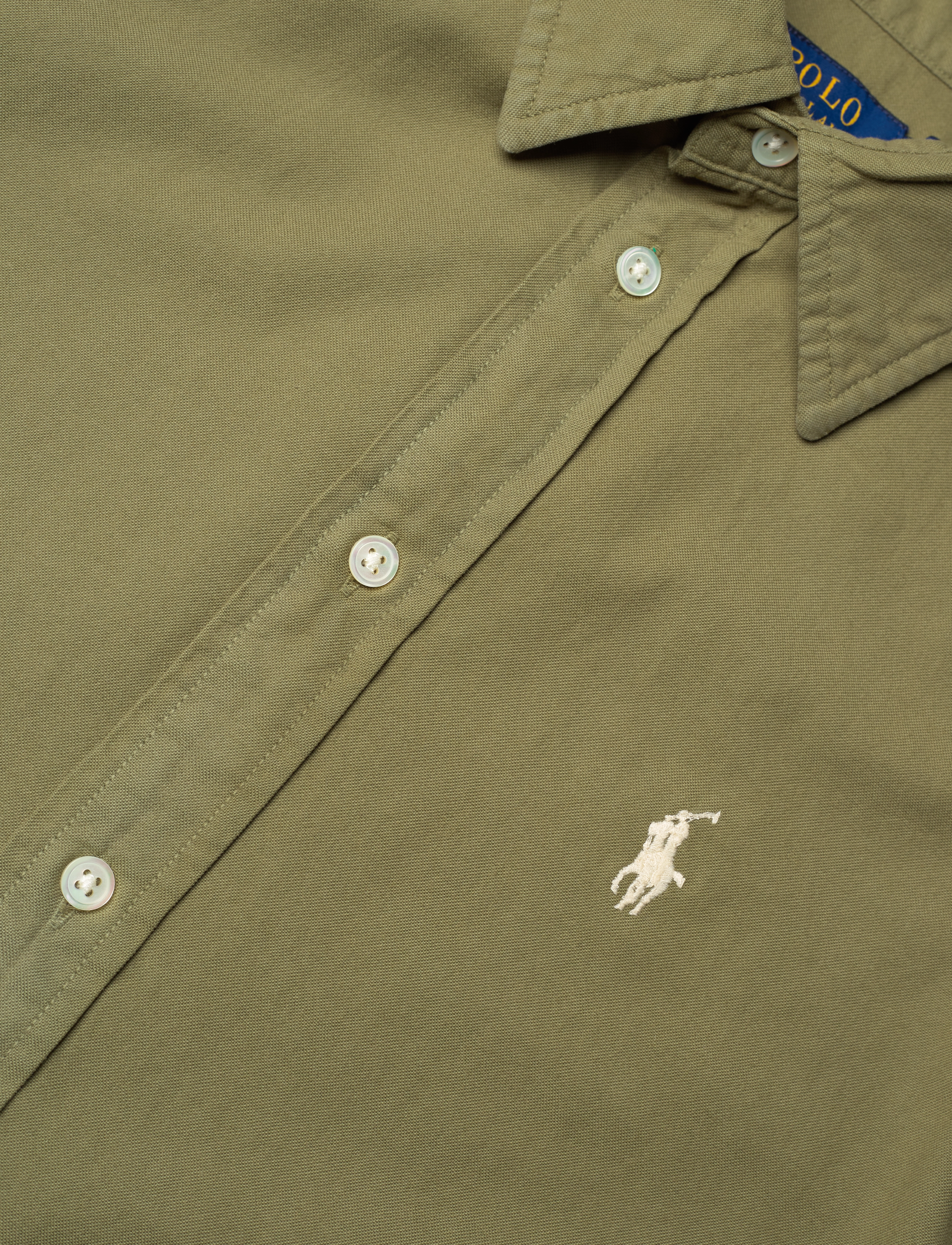Polo Ralph Lauren - Cotton Oxford Sleeveless Shirt - tree green - 2