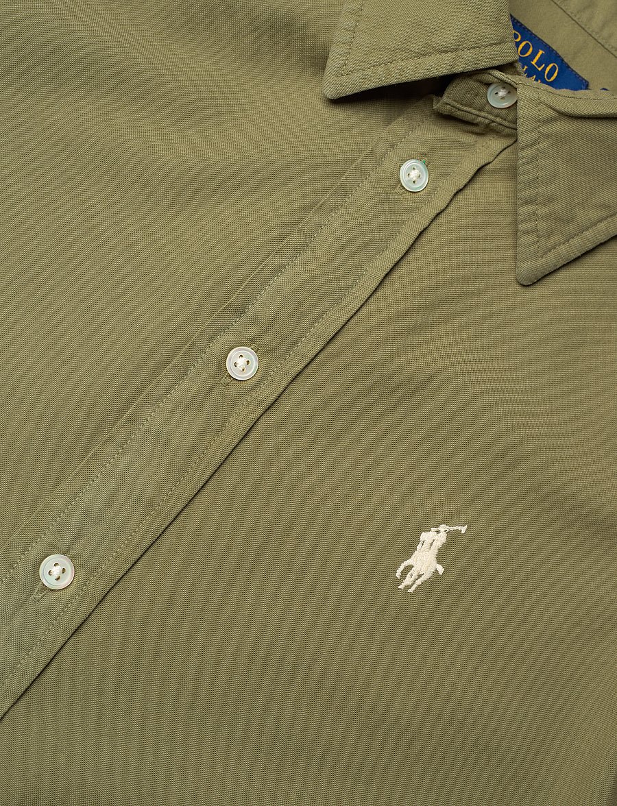 Polo Ralph Lauren - Cotton Oxford Sleeveless Shirt - tree green - 2