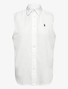 Cotton Oxford Sleeveless Shirt, Polo Ralph Lauren