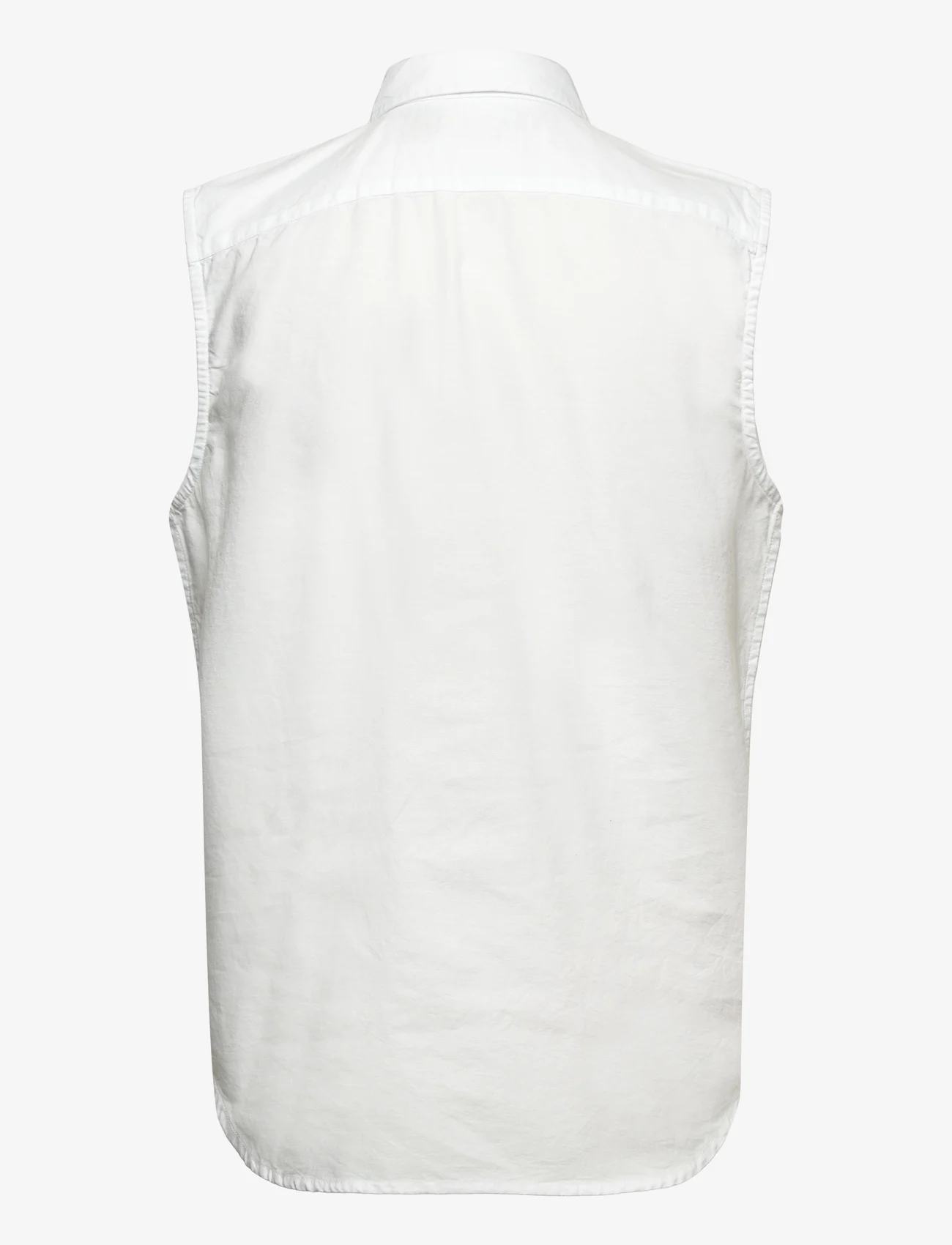 Polo Ralph Lauren - Cotton Oxford Sleeveless Shirt - short-sleeved shirts - white - 1