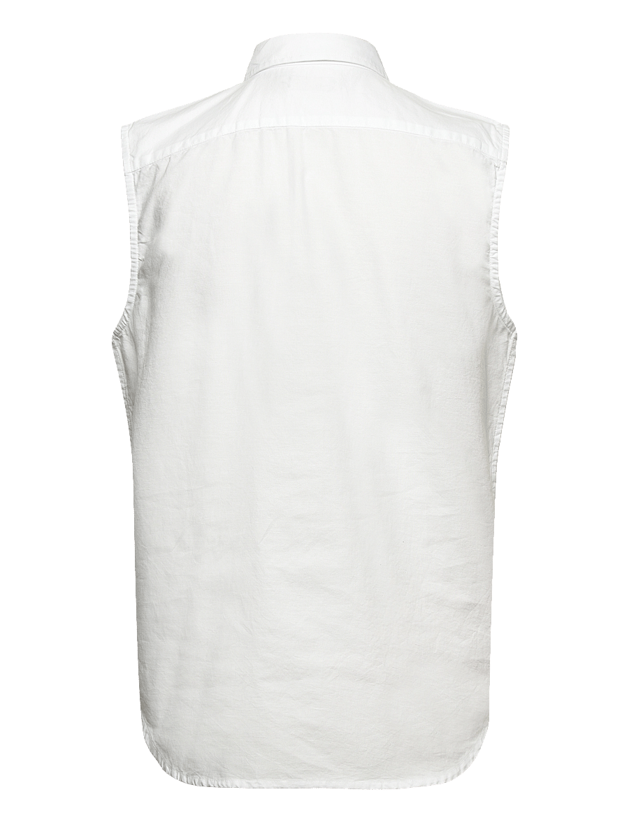 Polo Ralph Lauren - Cotton Oxford Sleeveless Shirt - white - 1