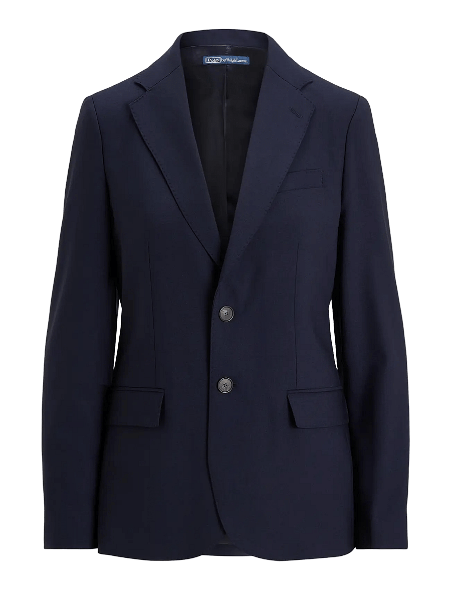 Polo Ralph Lauren - Stretch Wool Blazer - enkeltradede blazere - rl navy - 1