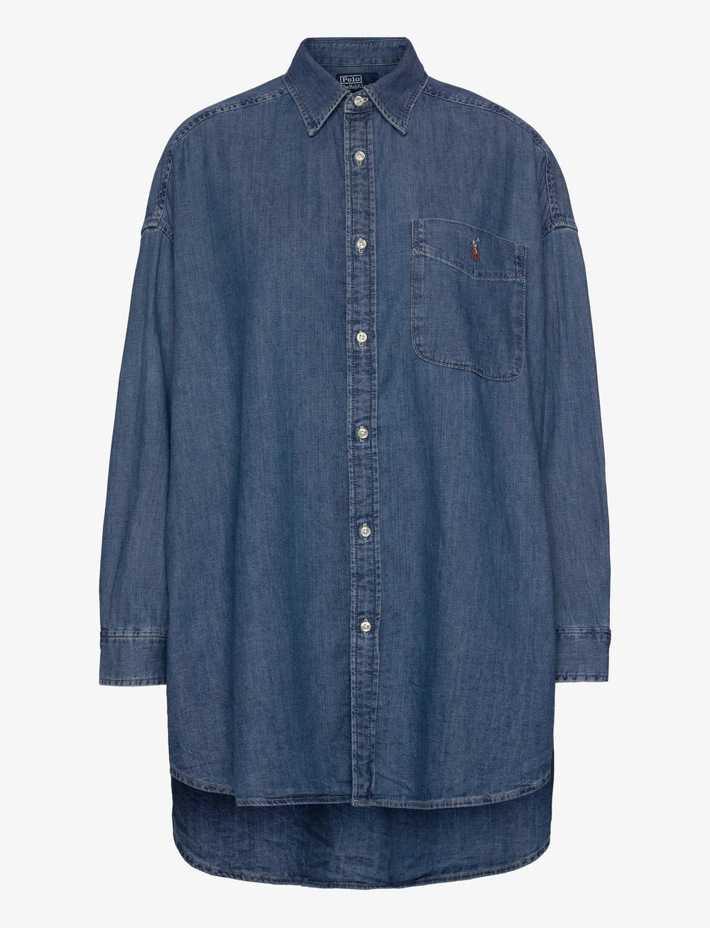 Polo Ralph Lauren Oversize Long Denim Shirt Manches longues Boozt