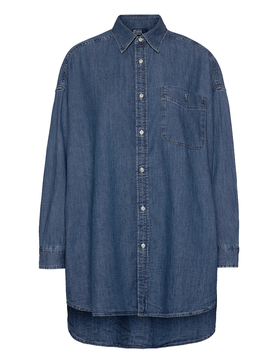 Polo Ralph Lauren - Oversize Long Denim Shirt - golfito wash - 0