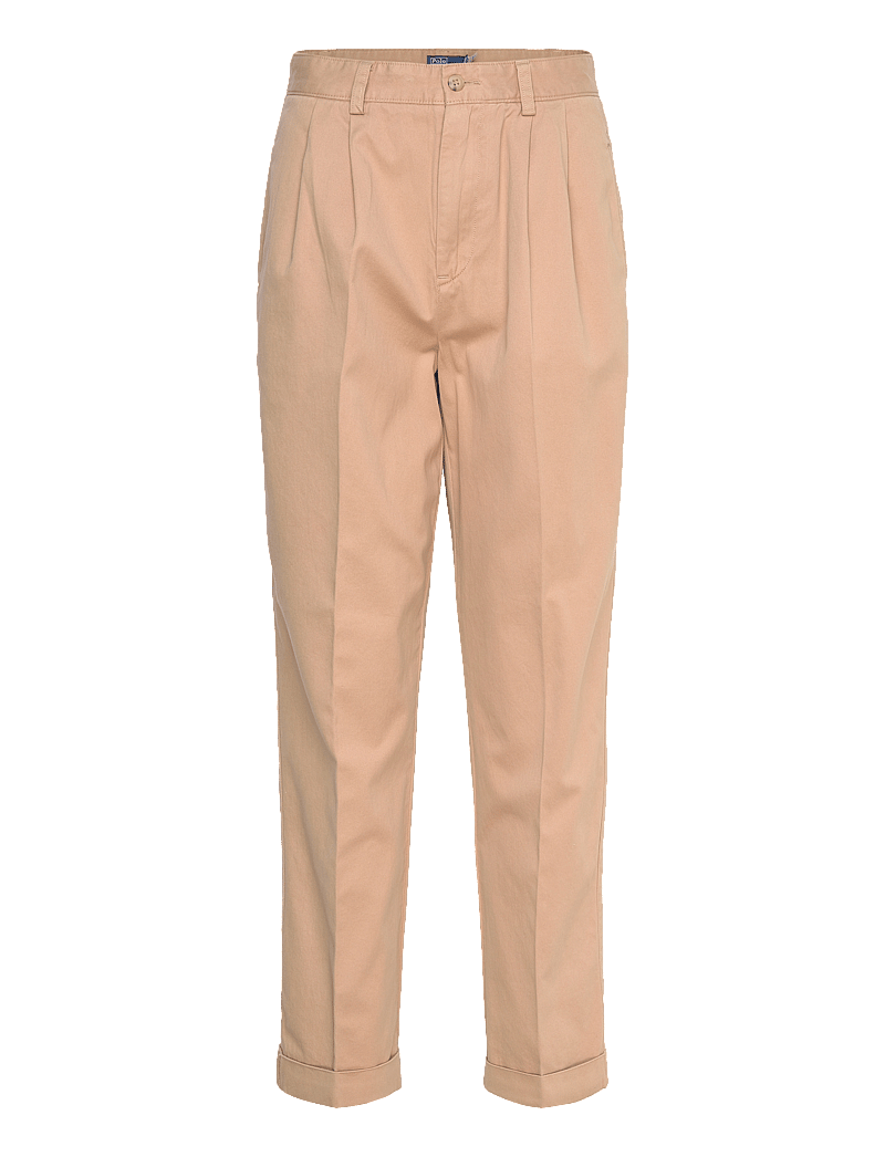 Polo Ralph Lauren - Cotton Twill Straight-Leg Pant - tan - 0