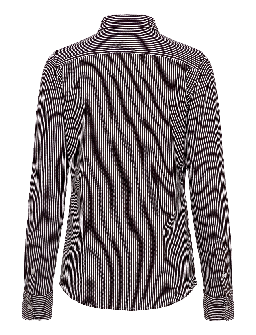 Polo Ralph Lauren - 55/2 OXFORD MESH-LSL-BFS - langärmlige hemden - circuit brown/whi - 1