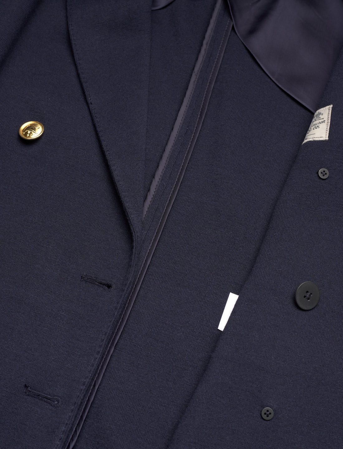 Ralph lauren knit double 2025 breasted blazer