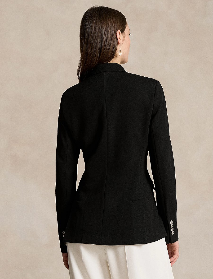 Polo Ralph Lauren - Double-Breasted Knit Blazer - zweireihige blazer - polo black - 2