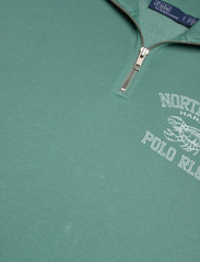 Polo Ralph Lauren - Coastal Logo Fleece Quarter-Zip Pullover - džemperiai - hampton green - 2