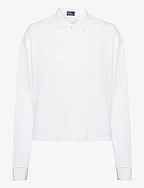 Pique Polo Shirt - WHITE