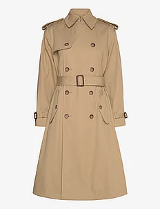 Double-Breasted Twill Trench Coat, Polo Ralph Lauren