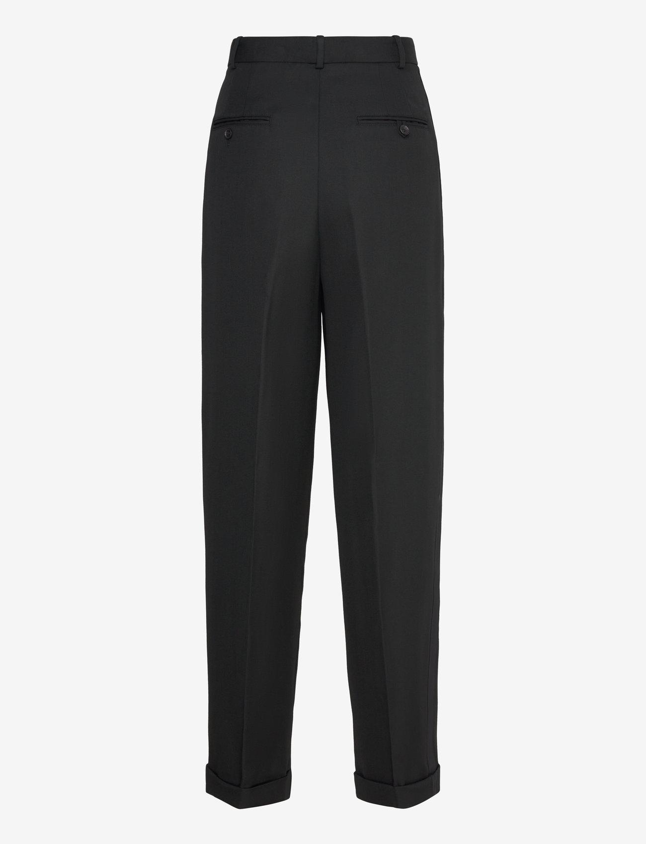 Polo Ralph Lauren - Wool Wide-Leg Tuxedo Pant - kostymbyxor - polo black - 2