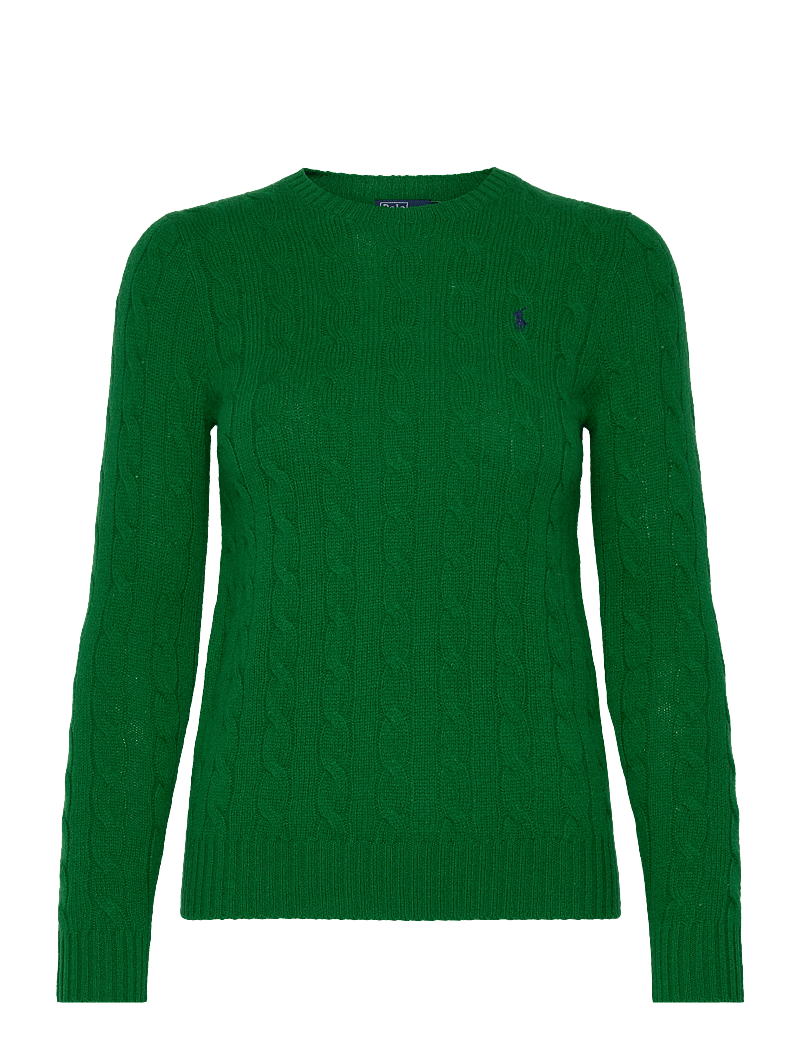 Polo Ralph Lauren - Cable-Knit Wool-Cashmere Sweater - kashmir - green grass 24 - 1