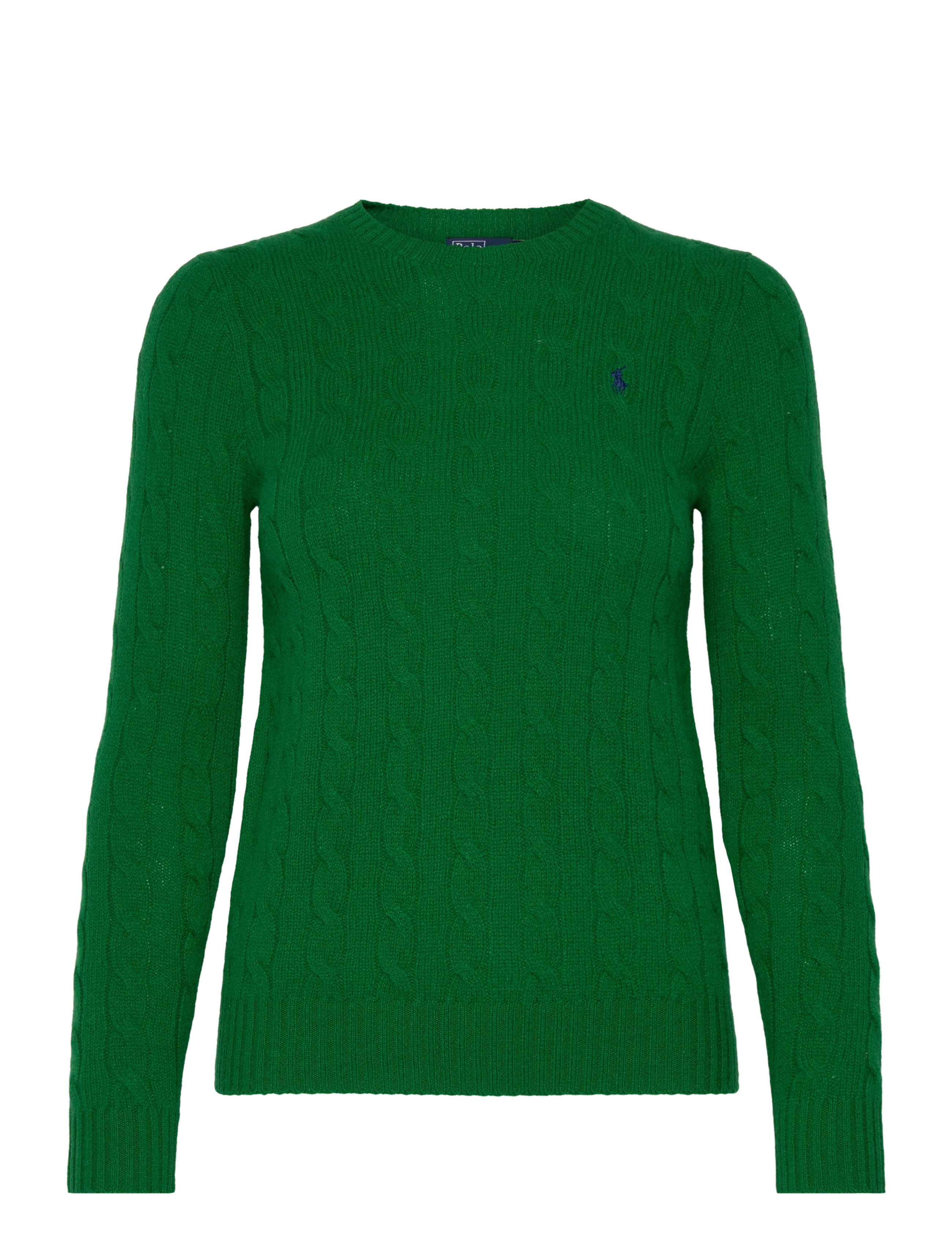 Polo Ralph Lauren - Cable-Knit Wool-Cashmere Sweater - green grass 24 - 1