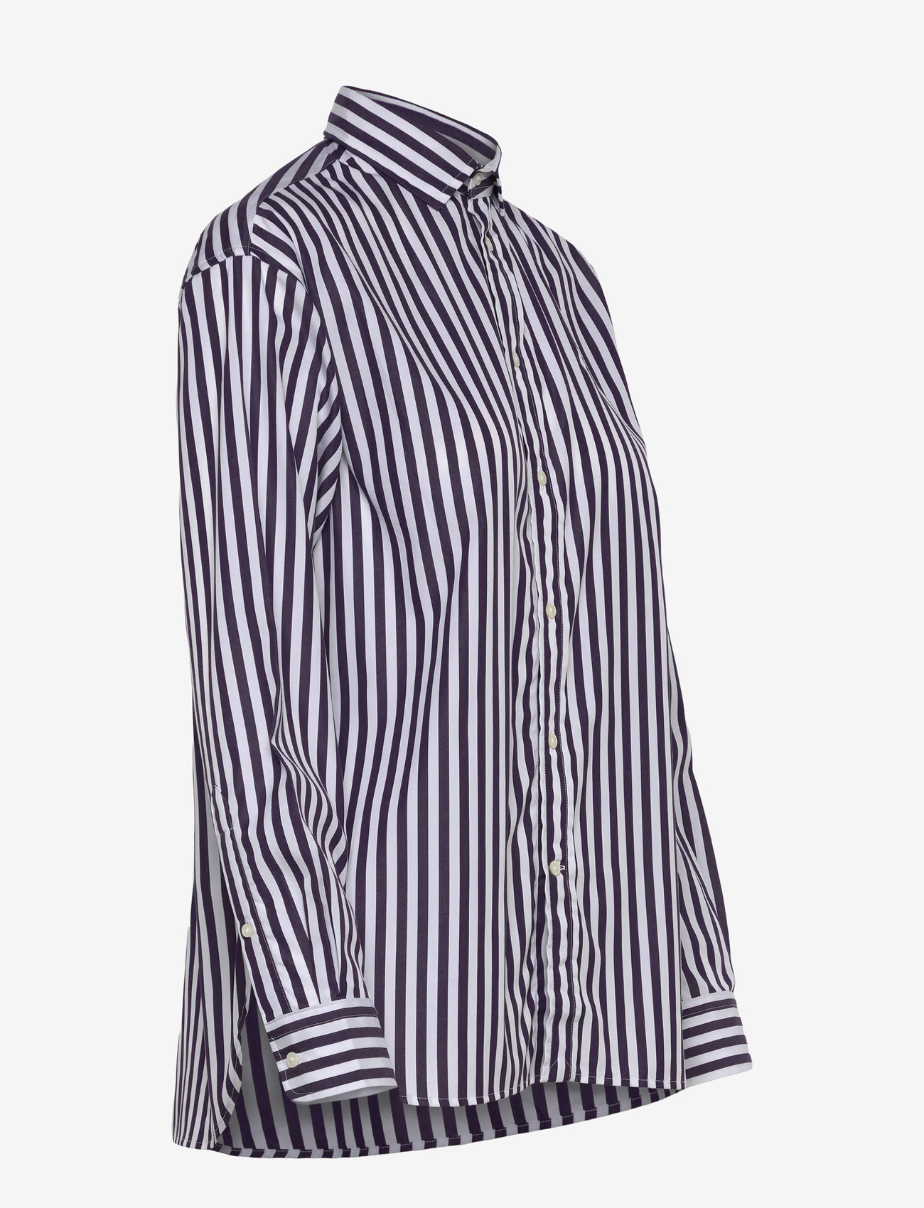 Polo Ralph Lauren - Relaxed Fit Striped Cotton Shirt - teksasärgid - 1323e bright purp - 3