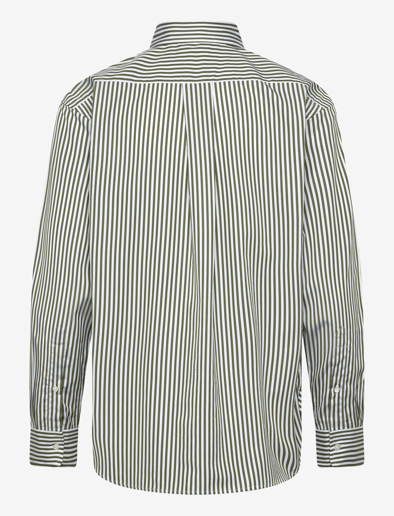 Polo Ralph Lauren - Relaxed Fit Striped Cotton Shirt - denimskjorter - 1936 supply olive - 1