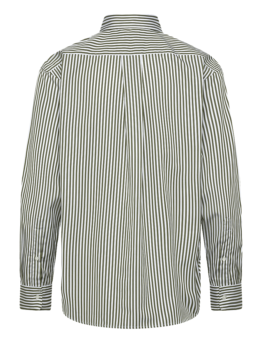Polo Ralph Lauren - Relaxed Fit Striped Cotton Shirt - chemises en jeans - 1936 supply olive - 2