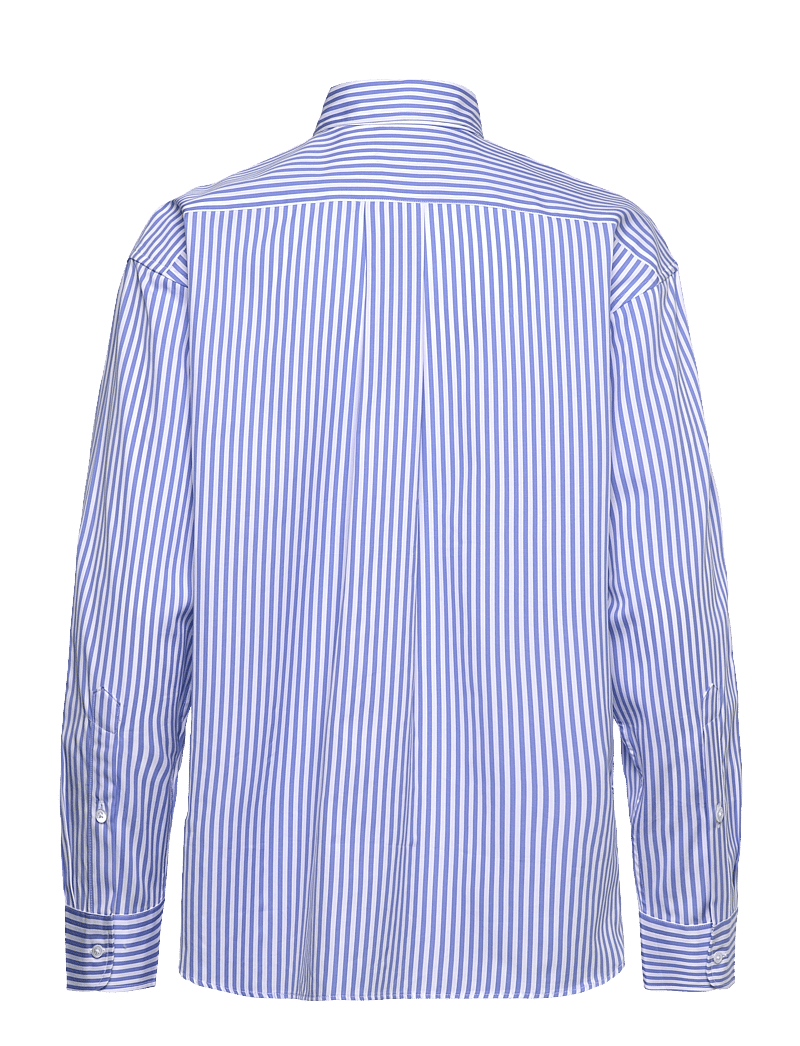 Polo Ralph Lauren - Relaxed Fit Striped Cotton Shirt - jeansskjortor - 926b cabana blue - 1