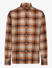 Polo Ralph Lauren - Relaxed Fit Plaid Cotton Shirt - krekli ar garām piedurknēm - 1479 tan multi pl - 0