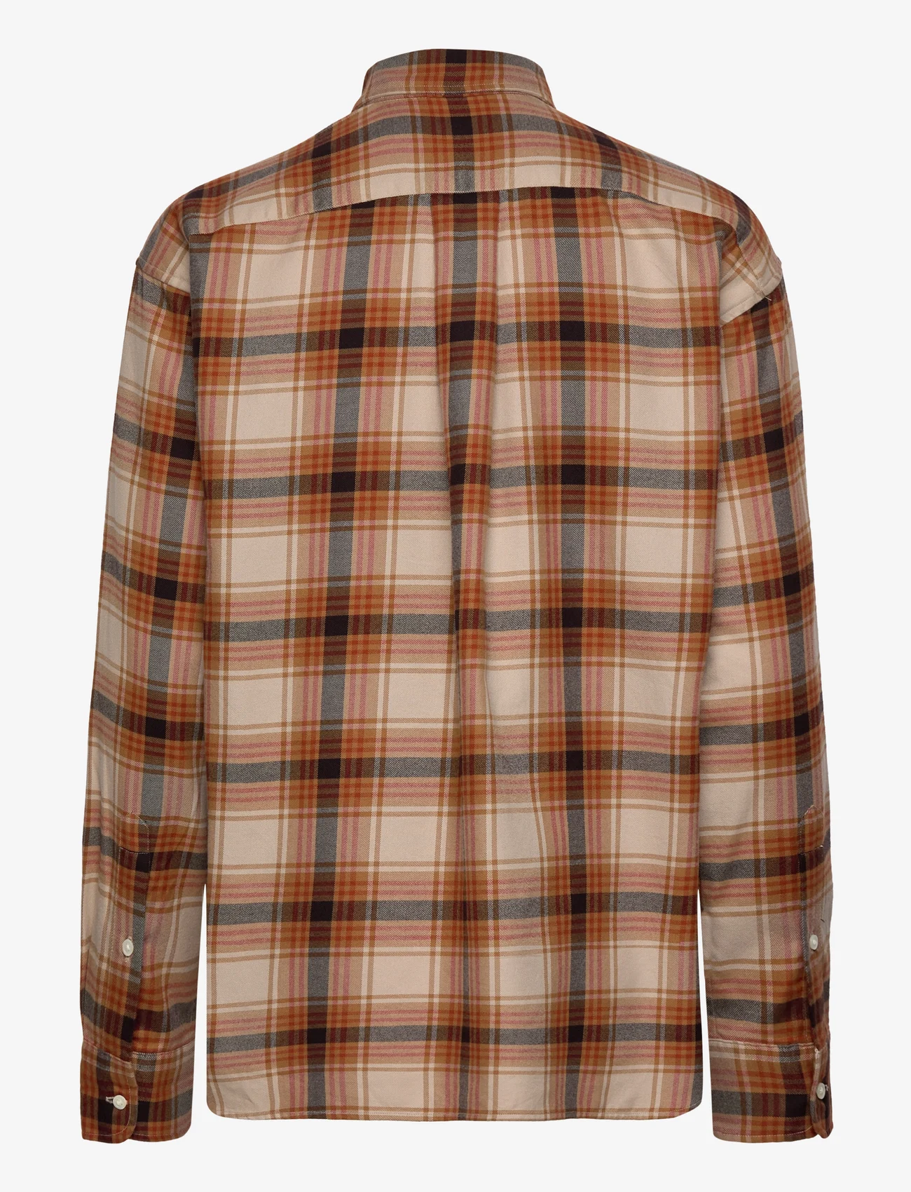 Polo Ralph Lauren - Relaxed Fit Plaid Cotton Shirt - krekli ar garām piedurknēm - 1479 tan multi pl - 1