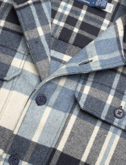 Polo Ralph Lauren - Belted Wool-Blend Twill Shirt - moterims - 1494 cream/nvy/bl - 2
