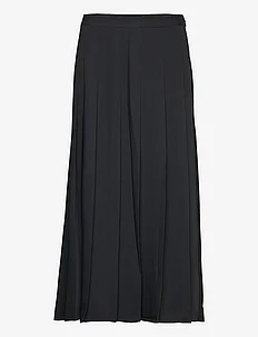 Satin Pleated A-Line Midi Skirt, Polo Ralph Lauren