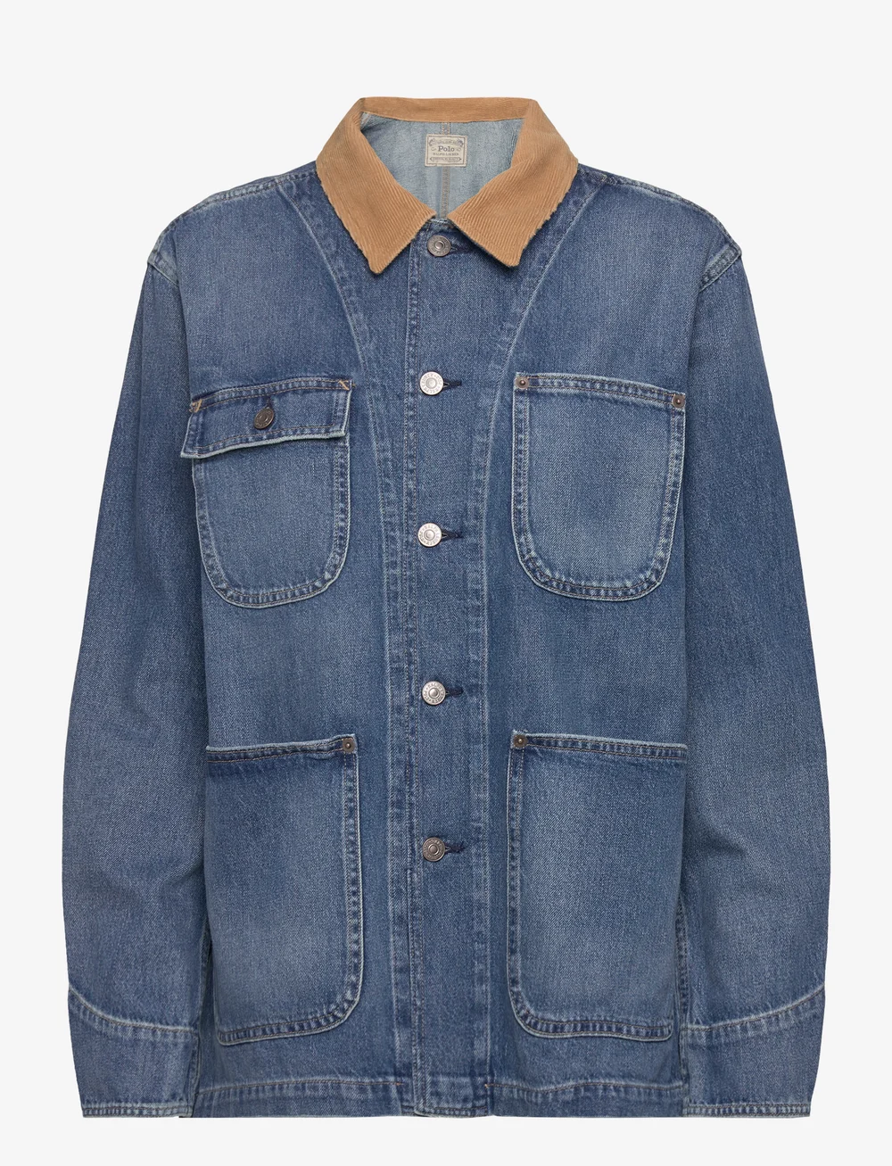 Polo Ralph Lauren Corduroy-collar Denim Chore Jacket - 179.55 €. Buy Denim  jackets from Polo Ralph Lauren online at Boozt.com. Fast delivery and easy 