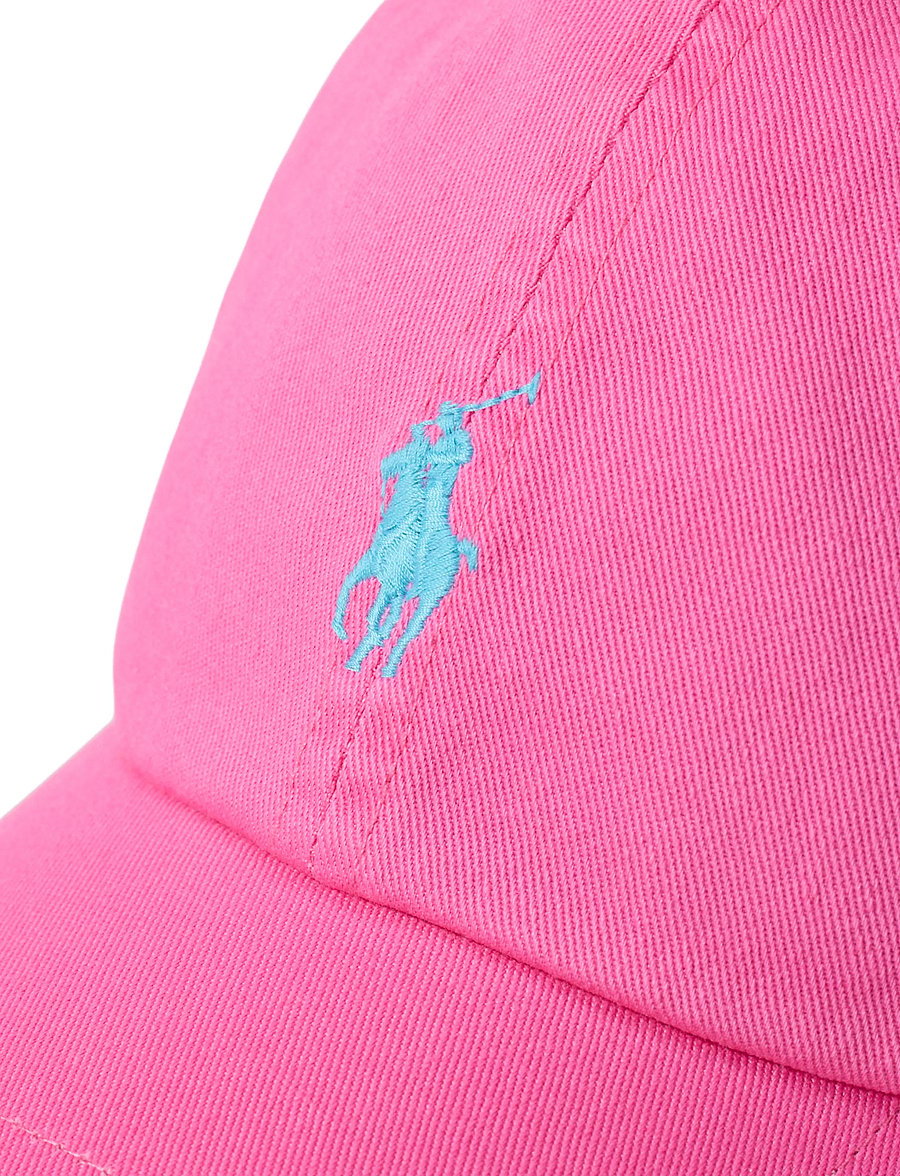 Polo Ralph Lauren - The Iconic Cotton Chino Ball Cap - mützen & caps - baza pink - 2