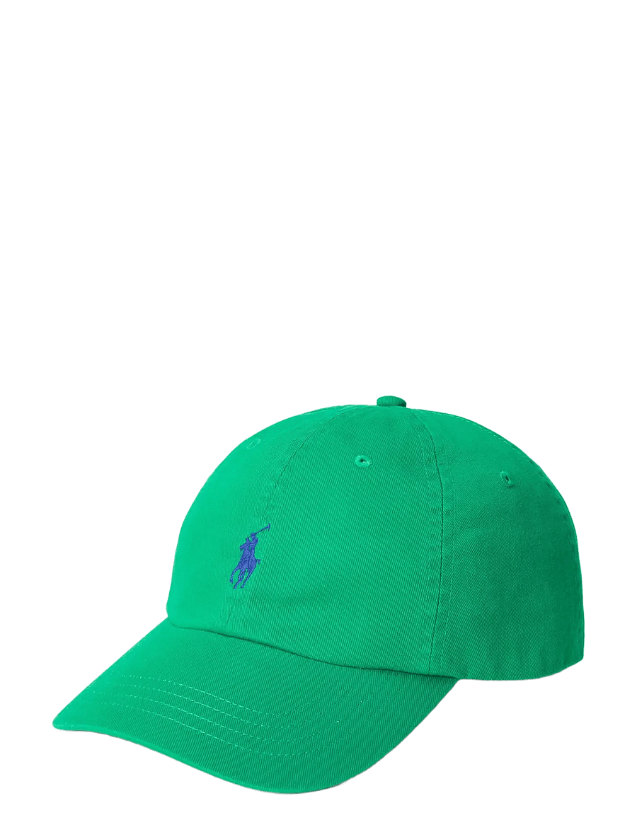 Polo Ralph Lauren - The Iconic Cotton Chino Ball Cap - mützen & caps - billard green - 0