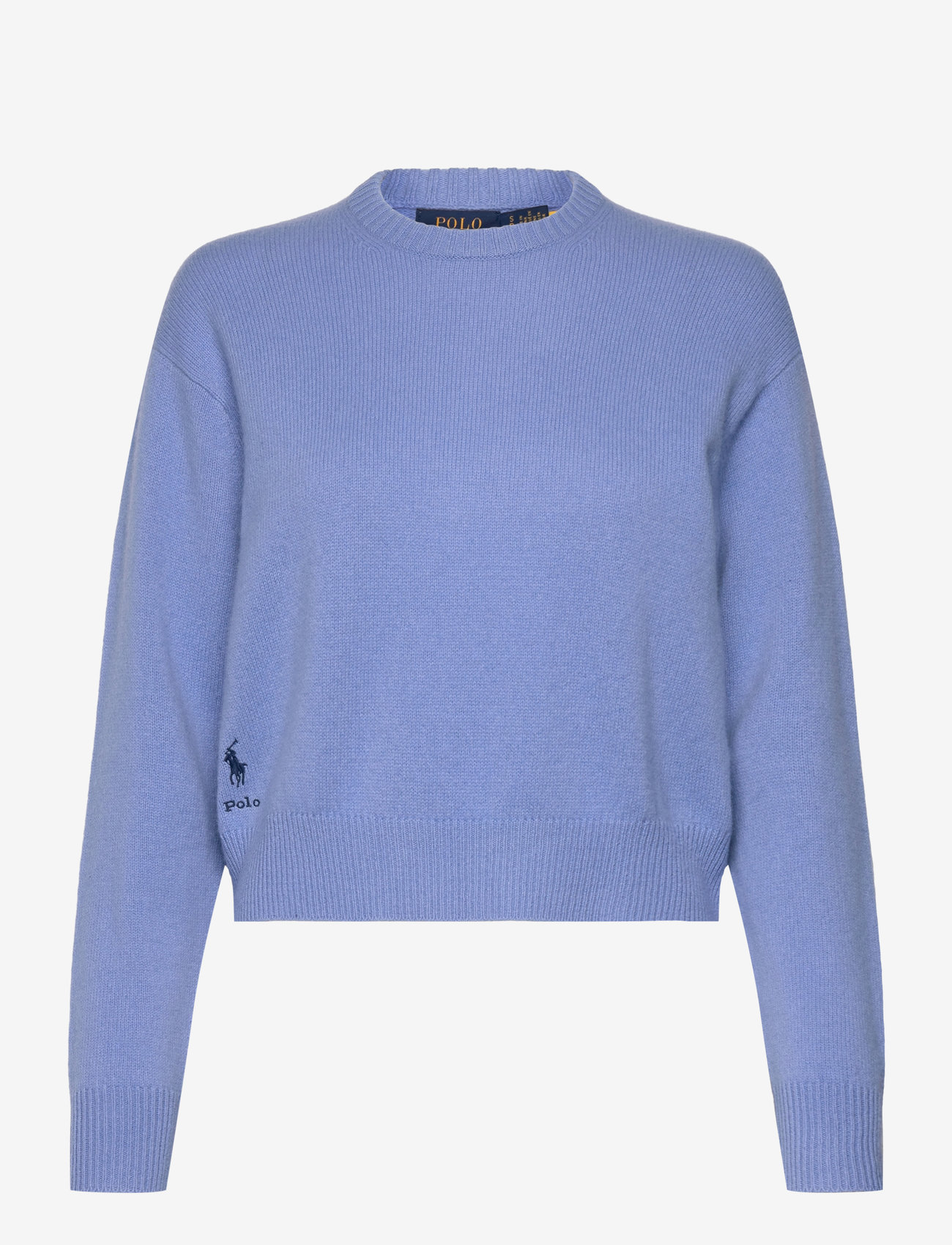 Polo Ralph Lauren - Wool-Blend Cropped Crewneck Sweater - striktrøjer - new litchfield bl - 1