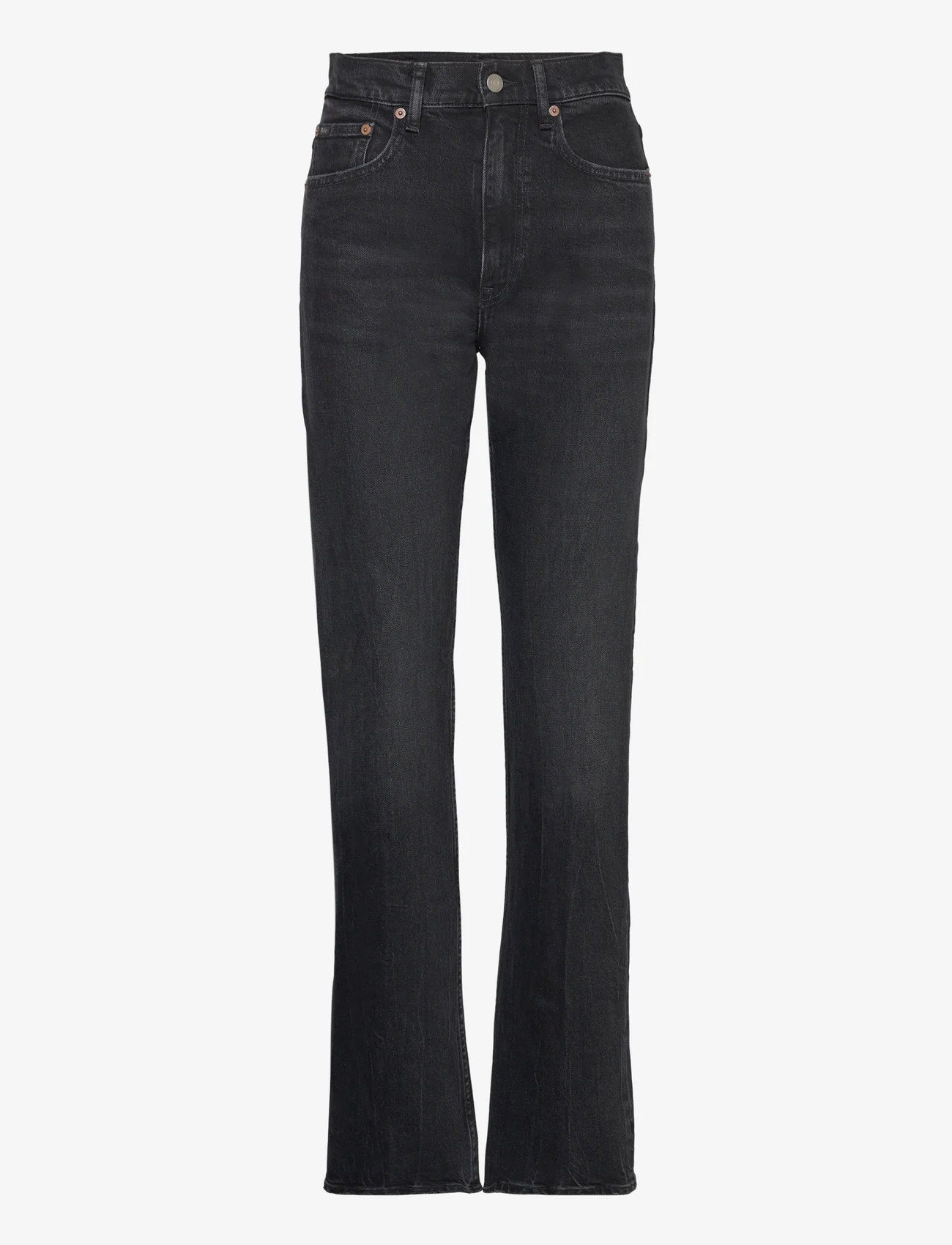 Polo Ralph Lauren - High-Rise Straight Fit Jean - tiesaus kirpimo džinsai - sines wash - 0