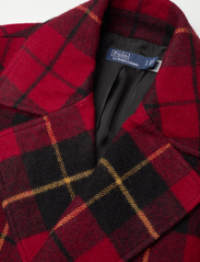 Polo Ralph Lauren - Plaid Motif Wool Twill Wrap Coat - Žieminės striukės - 1500 red multi pl - 2
