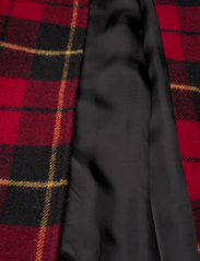 Polo Ralph Lauren - Plaid Motif Wool Twill Wrap Coat - ziemas jakas - 1500 red multi pl - 3