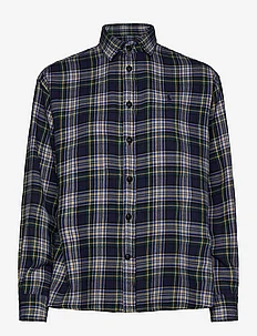Relaxed Fit Plaid Cotton Twill Shirt, Polo Ralph Lauren