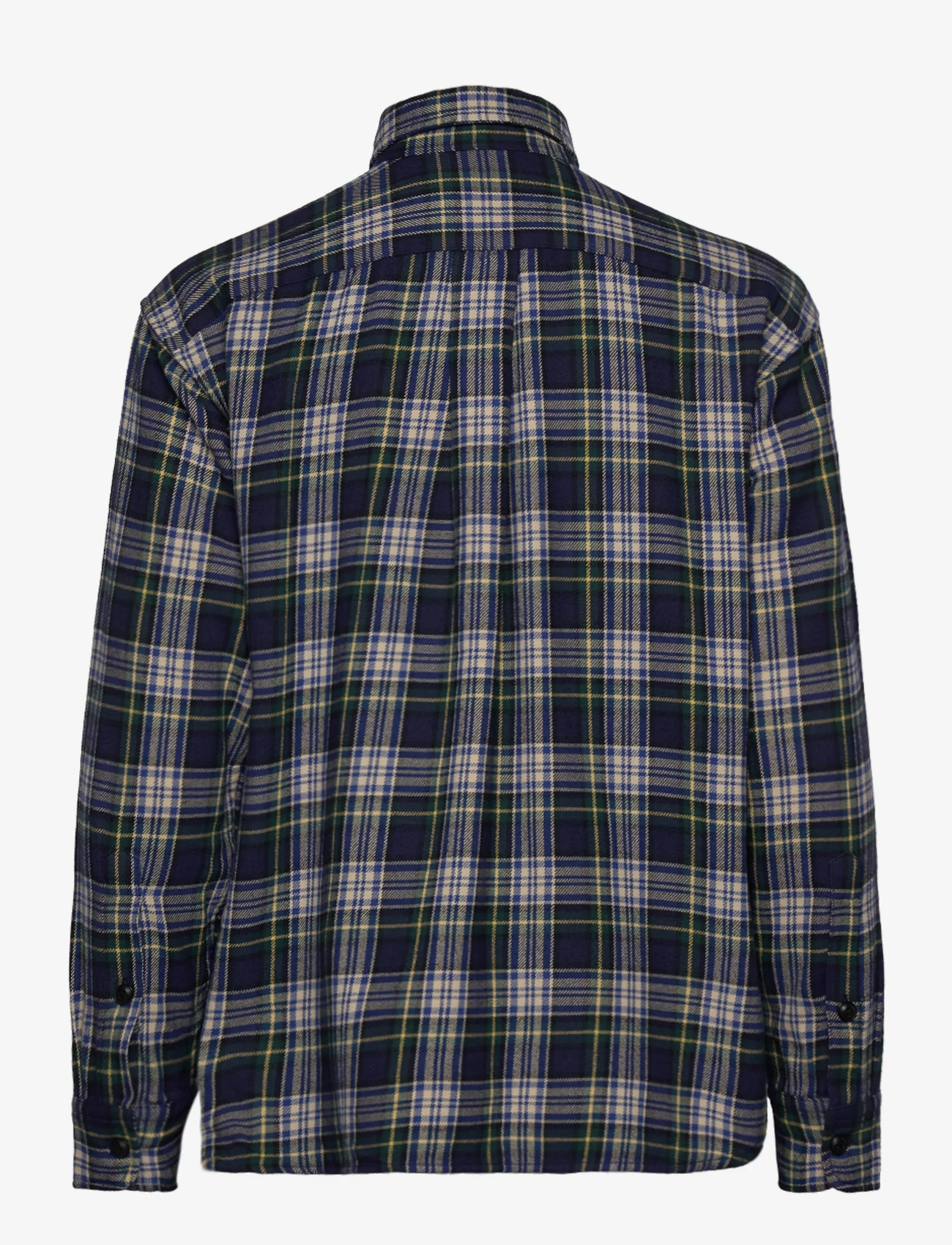 Polo Ralph Lauren - Relaxed Fit Plaid Cotton Twill Shirt - marškiniai ilgomis rankovėmis - 1490 grn/blue/ylw - 1