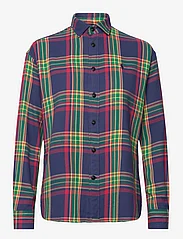 Polo Ralph Lauren - Relaxed Fit Plaid Cotton Twill Shirt - krekli ar garām piedurknēm - 1493 royal/red/yl - 0
