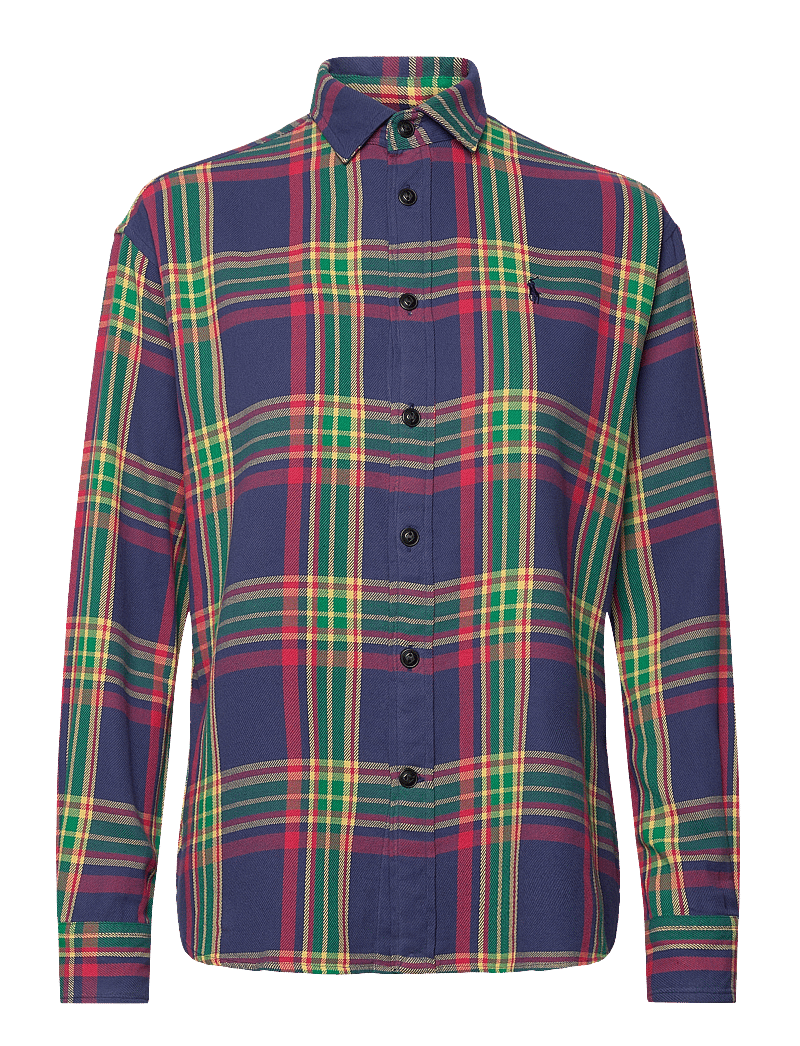 Polo Ralph Lauren - Relaxed Fit Plaid Cotton Twill Shirt - langerma skyrtur - 1493 royal/red/yl - 0