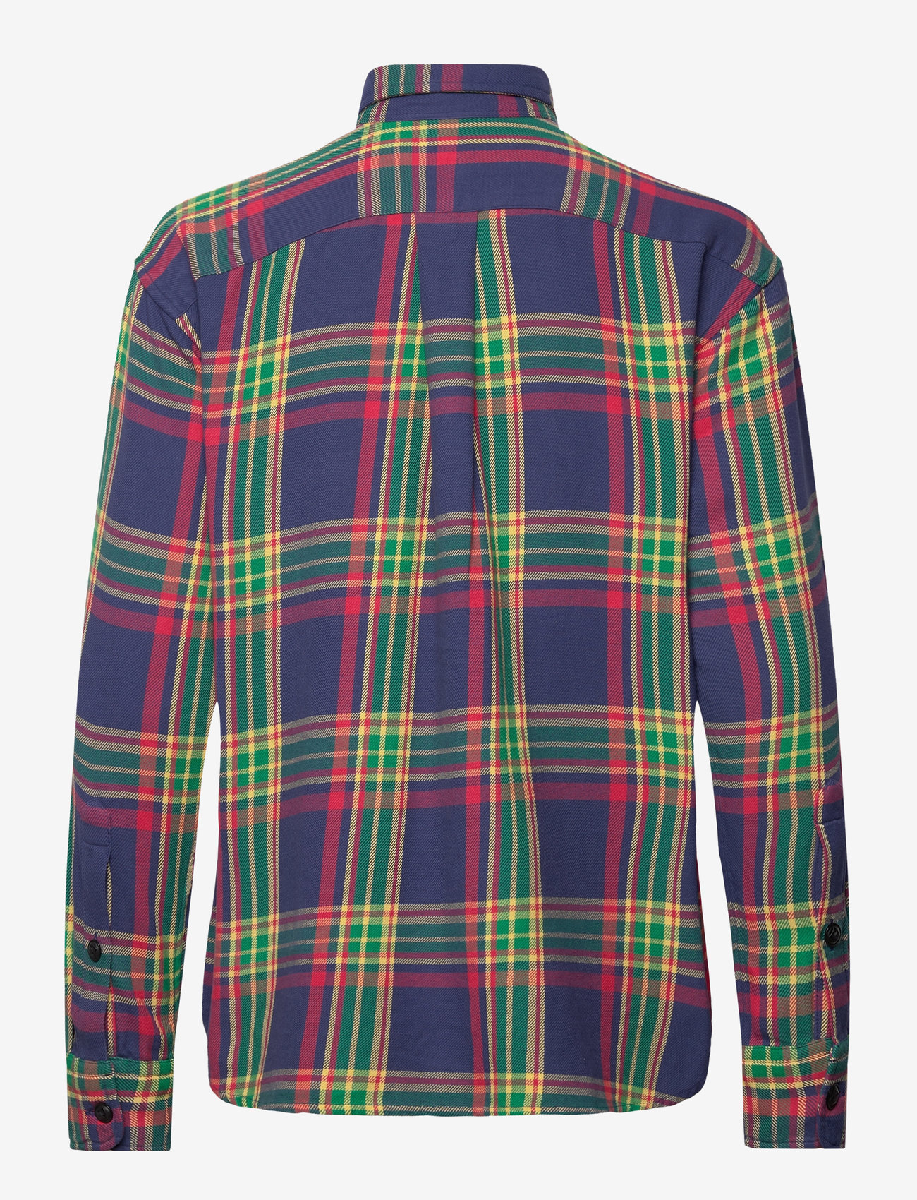 Polo Ralph Lauren - Relaxed Fit Plaid Cotton Twill Shirt - langerma skyrtur - 1493 royal/red/yl - 1
