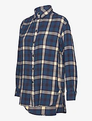 Polo Ralph Lauren - Oversize Fit Plaid Cotton Twill Shirt - långärmade skjortor - 1509 blue multi p - 2