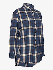 Polo Ralph Lauren - Oversize Fit Plaid Cotton Twill Shirt - långärmade skjortor - 1509 blue multi p - 3