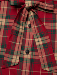 Polo Ralph Lauren - Plaid Cotton Twill Shirtdress - vasarinės suknelės - 1491 red/green mu - 3