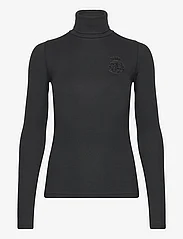 Polo Ralph Lauren - Crest Ribbed Turtleneck - megzti drabužiai - polo black - 0