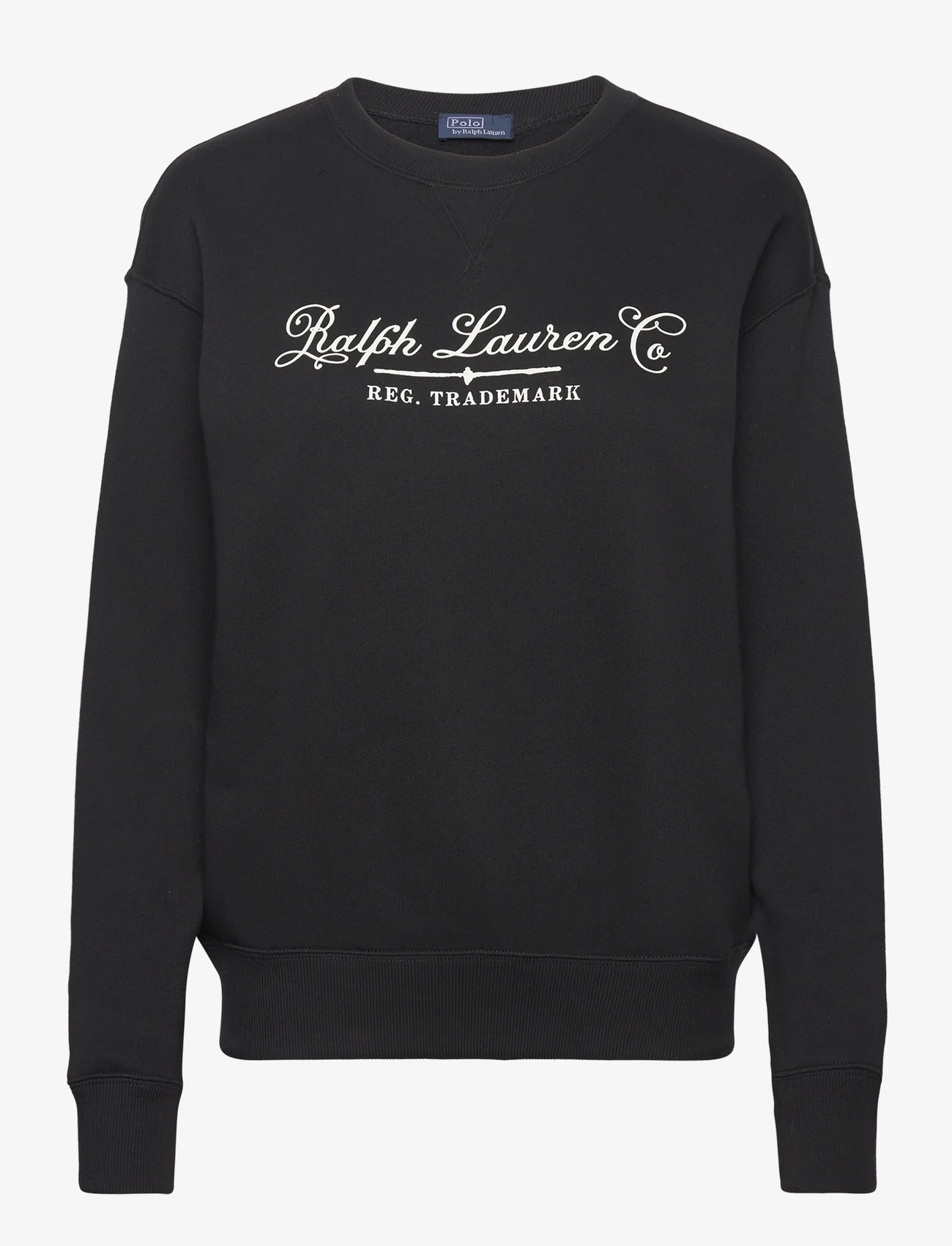 Polo Ralph Lauren - Logo Cotton Fleece Pullover - džemperiai - polo black - 0