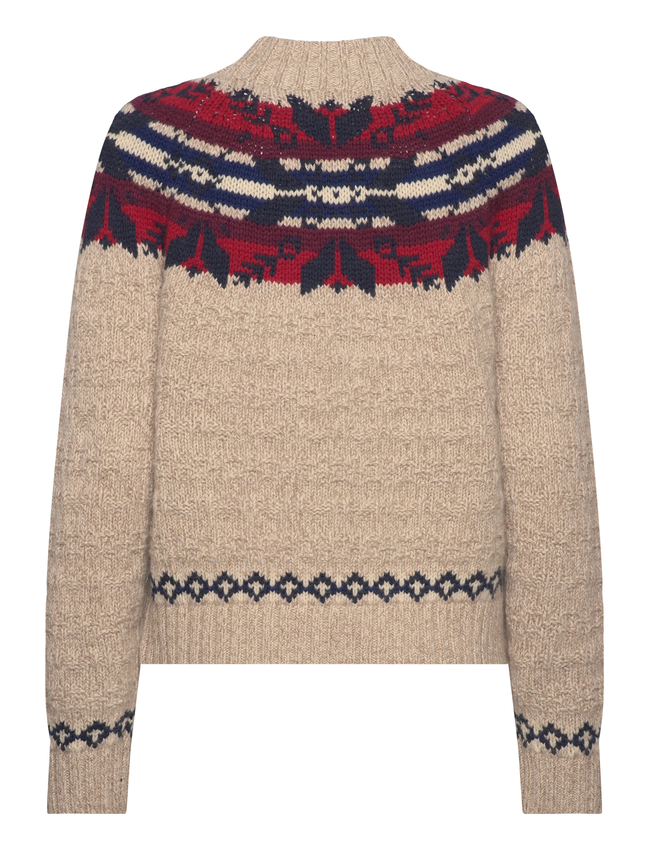 Polo Ralph Lauren - WOOL  BLEND-LSL-PLO - cream multi - 1