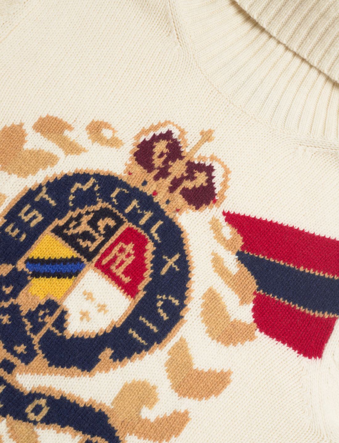 Polo Ralph Lauren Intarsia crest Wool Turtleneck Turtlenecks Boozt